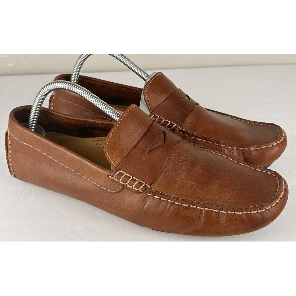 Cole Haan 'Howland' Leather Penny Driving Loafer - C04534 - Tan / Brown- 9.5